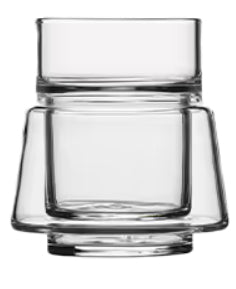 JACOB JENSEN Trinkglas – 70 ml, Ø 6,5 cm, H 7,0 cm, Borosilikatglas, doppelwandig, spülmaschinenfest