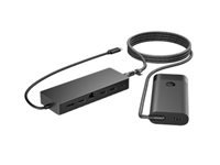 HP Multiport-Adapter – USB-C, 1× DP, 1× HDMI, 2× USB-A, 1× USB-C, 65 W PD, GbE