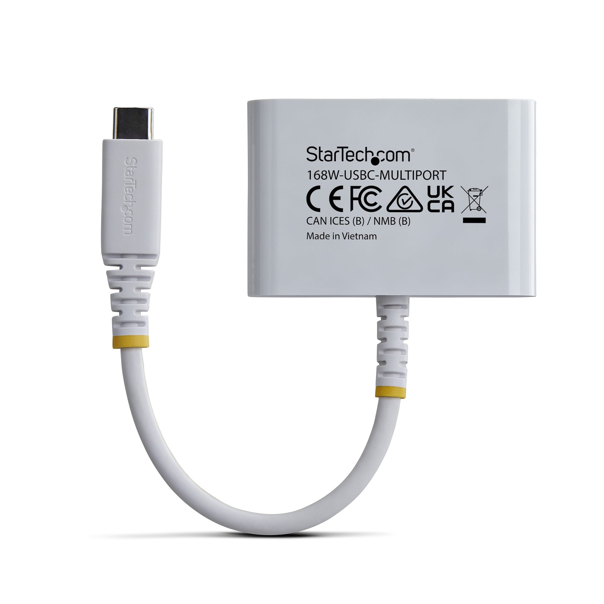 StarTech.com 168W USB-C Multiport-Adapter – USB-C, 1× HDMI, 1× USB-A, 140 W PD, für Mac/iPad/Windows