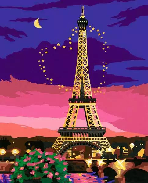 Ravensburger Malen nach Zahlen-Set CreArt City of Love – ab 14 Jahren – 340 × 440 × 40 mm