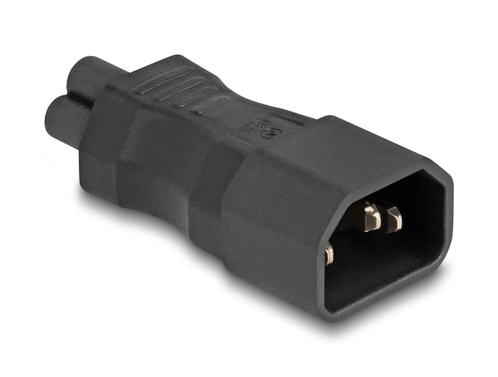 DeLOCK Netzadapter IEC 60320 C14 zu C5 – 250 V, 2,5 A – Schwarz