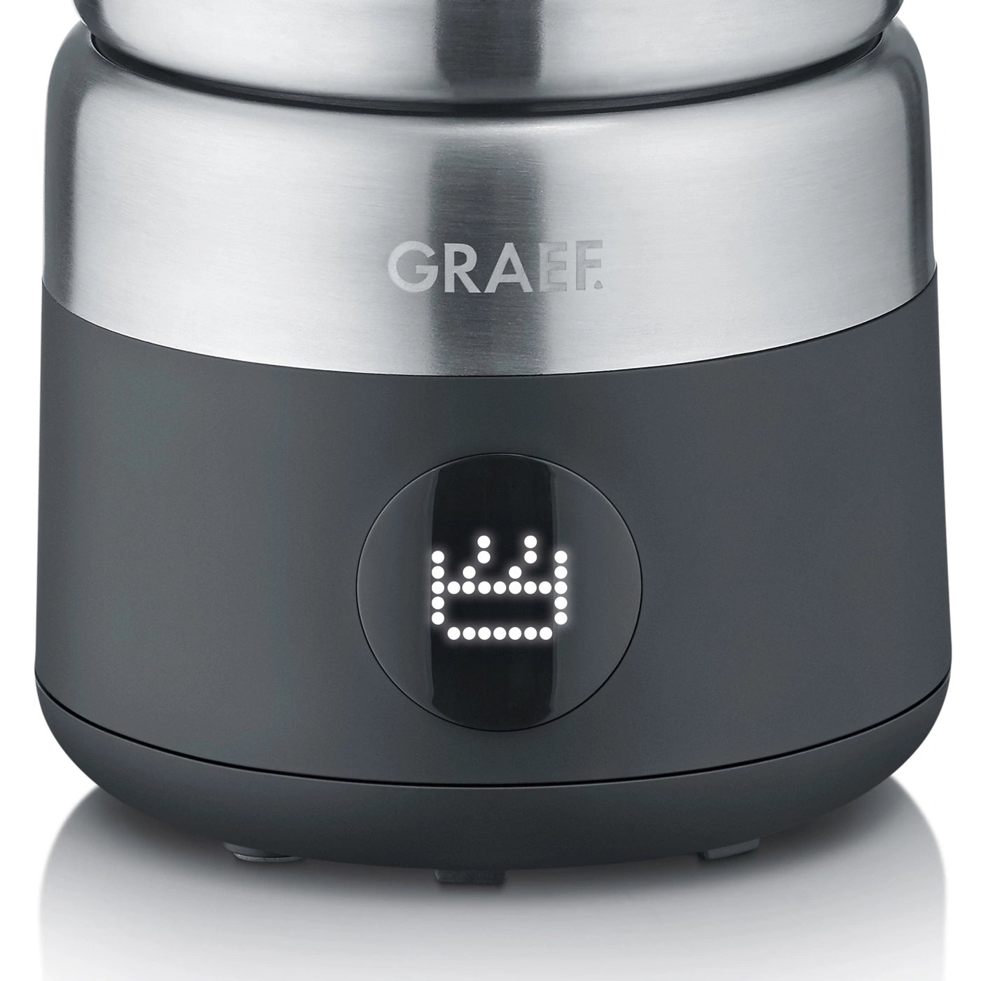 Graef Milchaufschäumer MS802 – 400 ml, 600 W, spülmaschinenfest – schwarz/edelstahl
