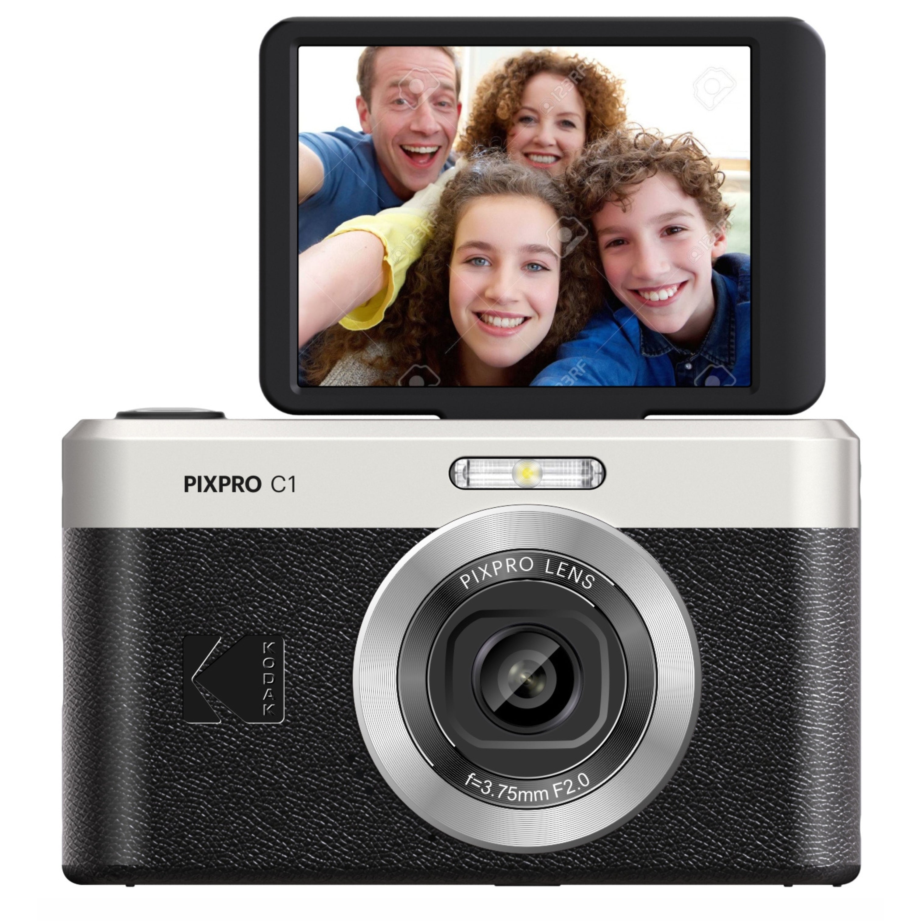 Kodak C1BK – Kompaktkamera, 13 MP 1/3,1", 1080p, Schwarz