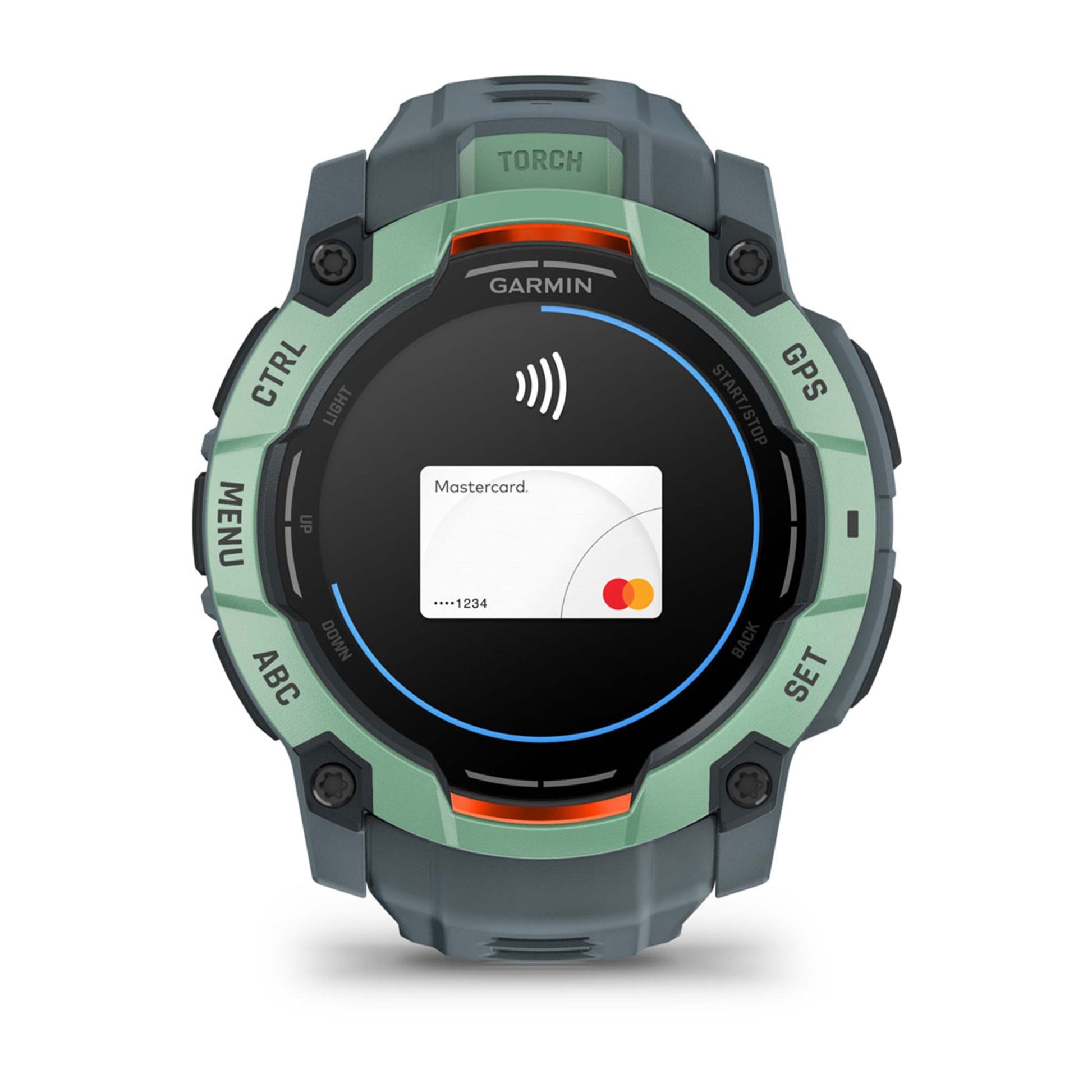Garmin Instinct 3 – GPS-Smartwatch – 50 mm, 1,3", GPS, AMOLED, 10 ATM, Grün, Sportarmband