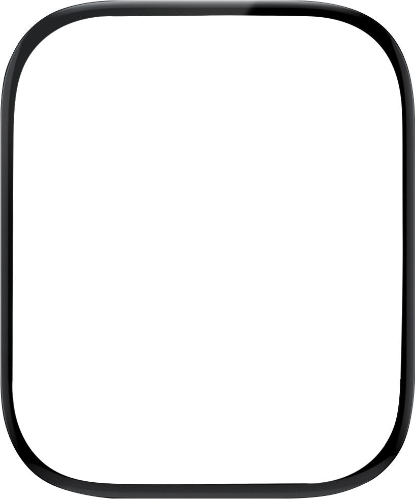 eSTUFF Displayschutz (Hybrid-Glas), 9H – für Apple Watch Series 4/5/6/SE 44 mm