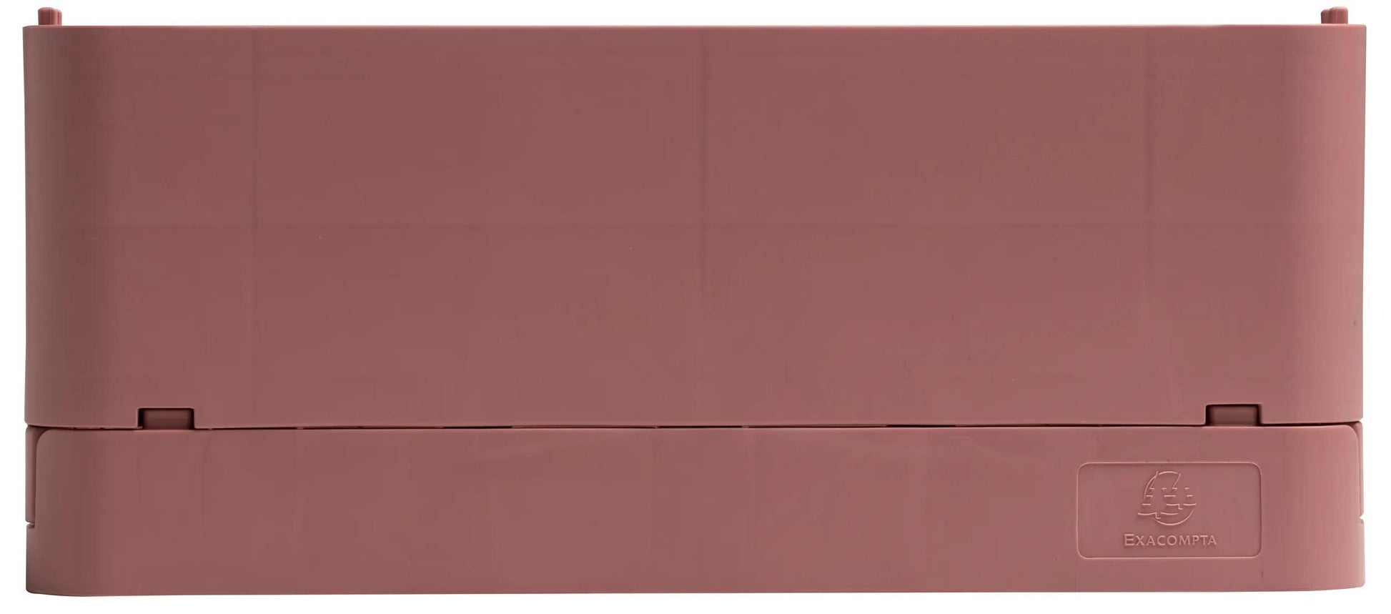 Exacompta Aufbewahrungsbox – Polypropylen – Rosa (stapelbar, mit Griffmulden) – 276 × 120 × 188 mm