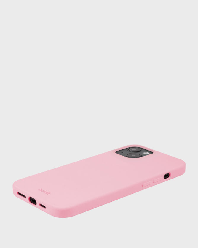 Holdit – Backcover – für Apple iPhone 15 Plus – Rosa – Silikon – kabelloses Laden