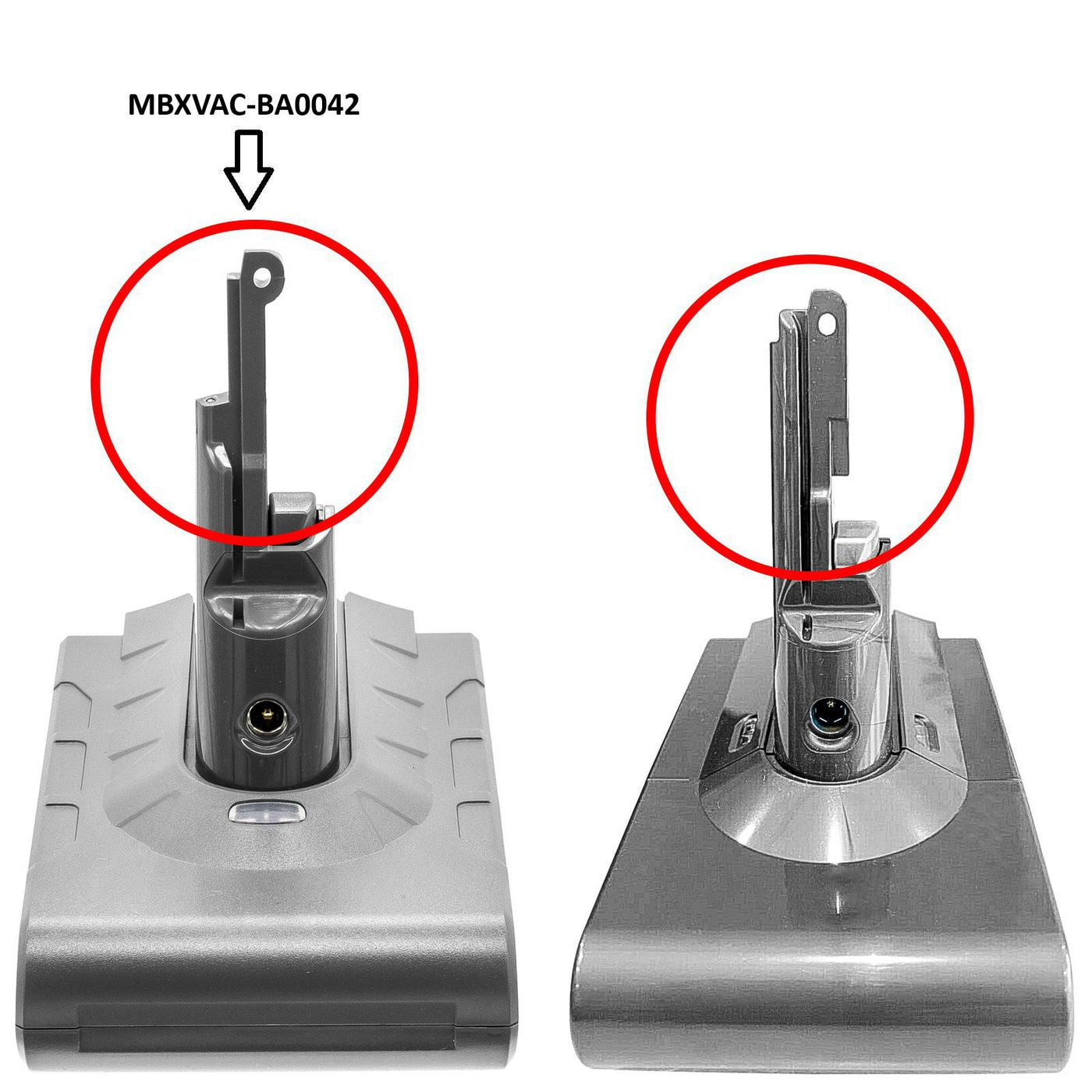 CoreParts Akku 21,6 V 2600 mAh 56,16 Wh Li-Ion – für Dyson V8, SV10 Staubsauger