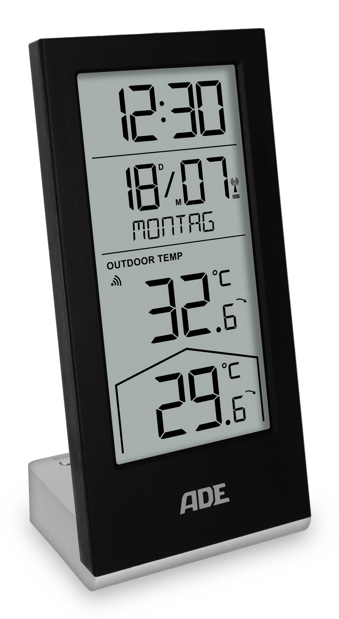 ADE WS2324 Temperatursensor – Kabellos, −40–79 °C, Innen/Aussen