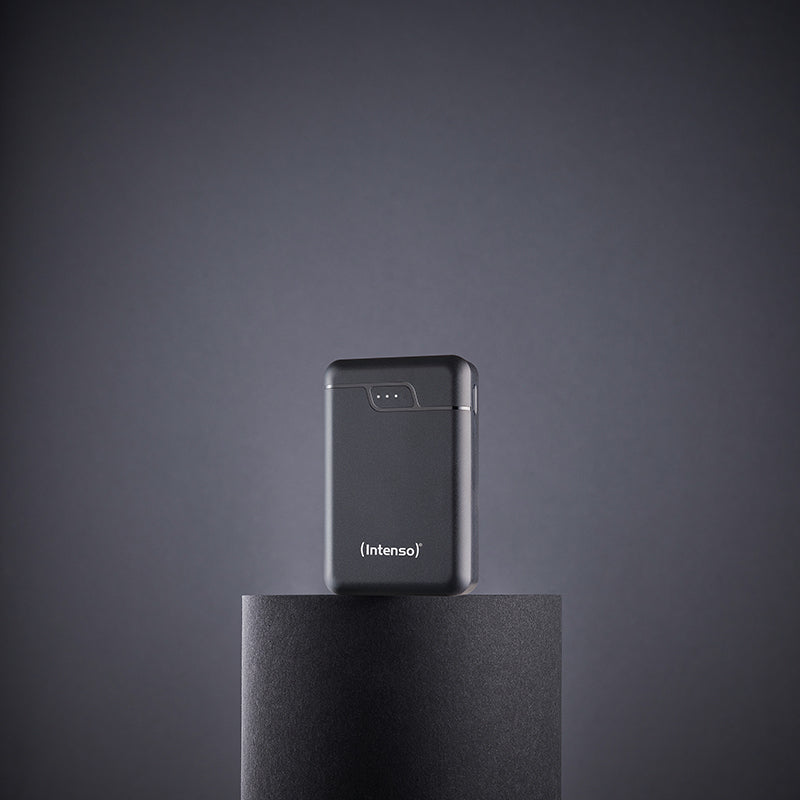 Intenso B10000 Powerbank 10'000 mAh – 1× USB-C, 2× USB-A, schwarz