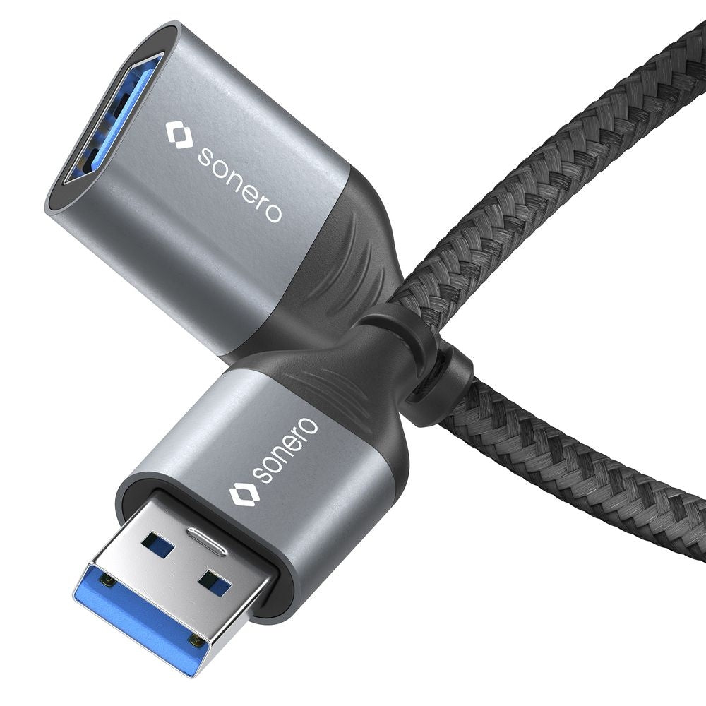 Sonero USB-A-Verlängerungskabel – USB 3.2 Gen 1, 1 m