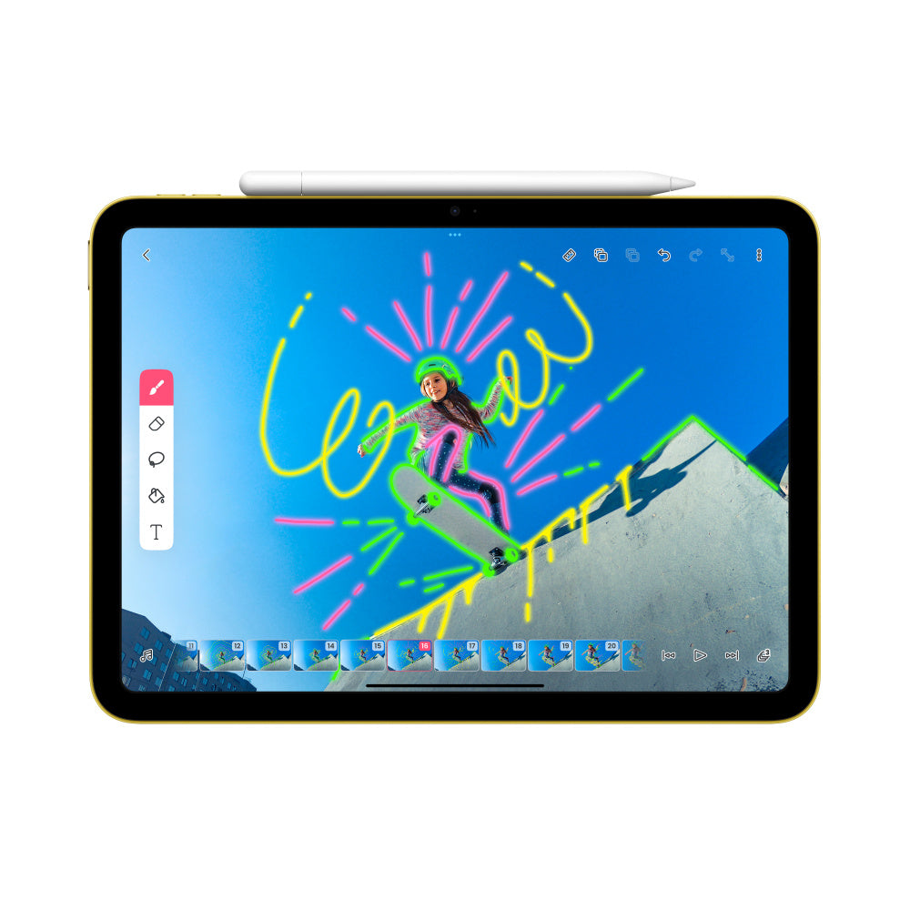 Apple Pencil USB-C 2023 Eingabestift – für iPad Air (5. Gen.), Kunststoff, Weiss