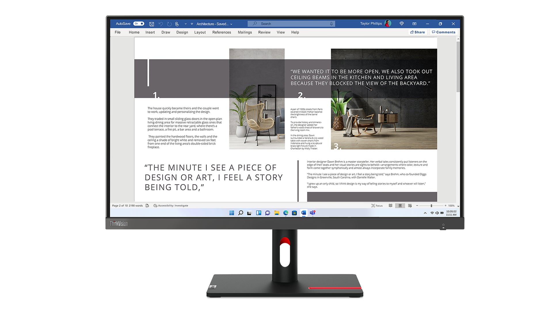 Lenovo ThinkVision S27i-30 – 27", 1920 × 1080 (Full HD), IPS, 100 Hz