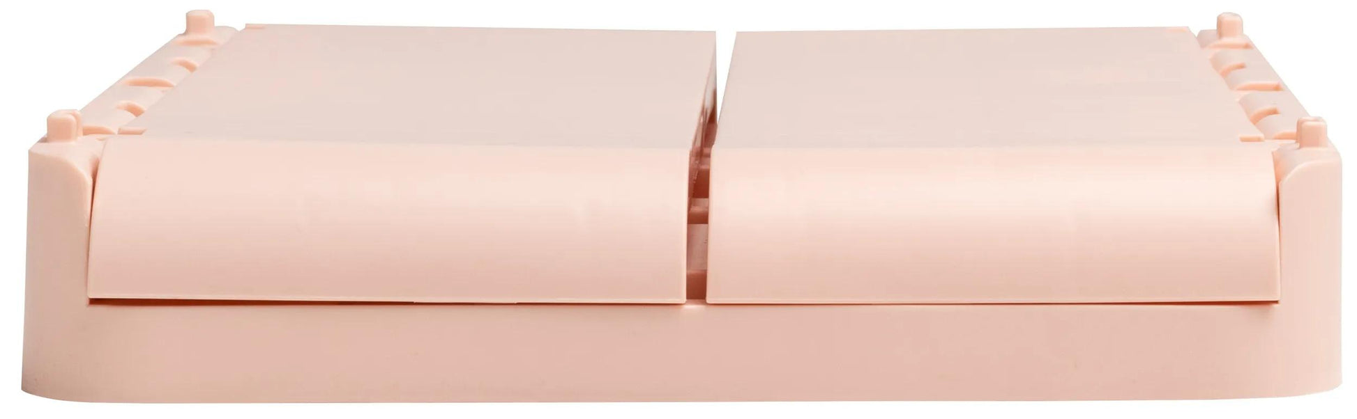 Exacompta Aufbewahrungsbox B 276 × H 120 × T 188 mm – für A5+, mit Tragegriff, stapelbar, Nude, PP