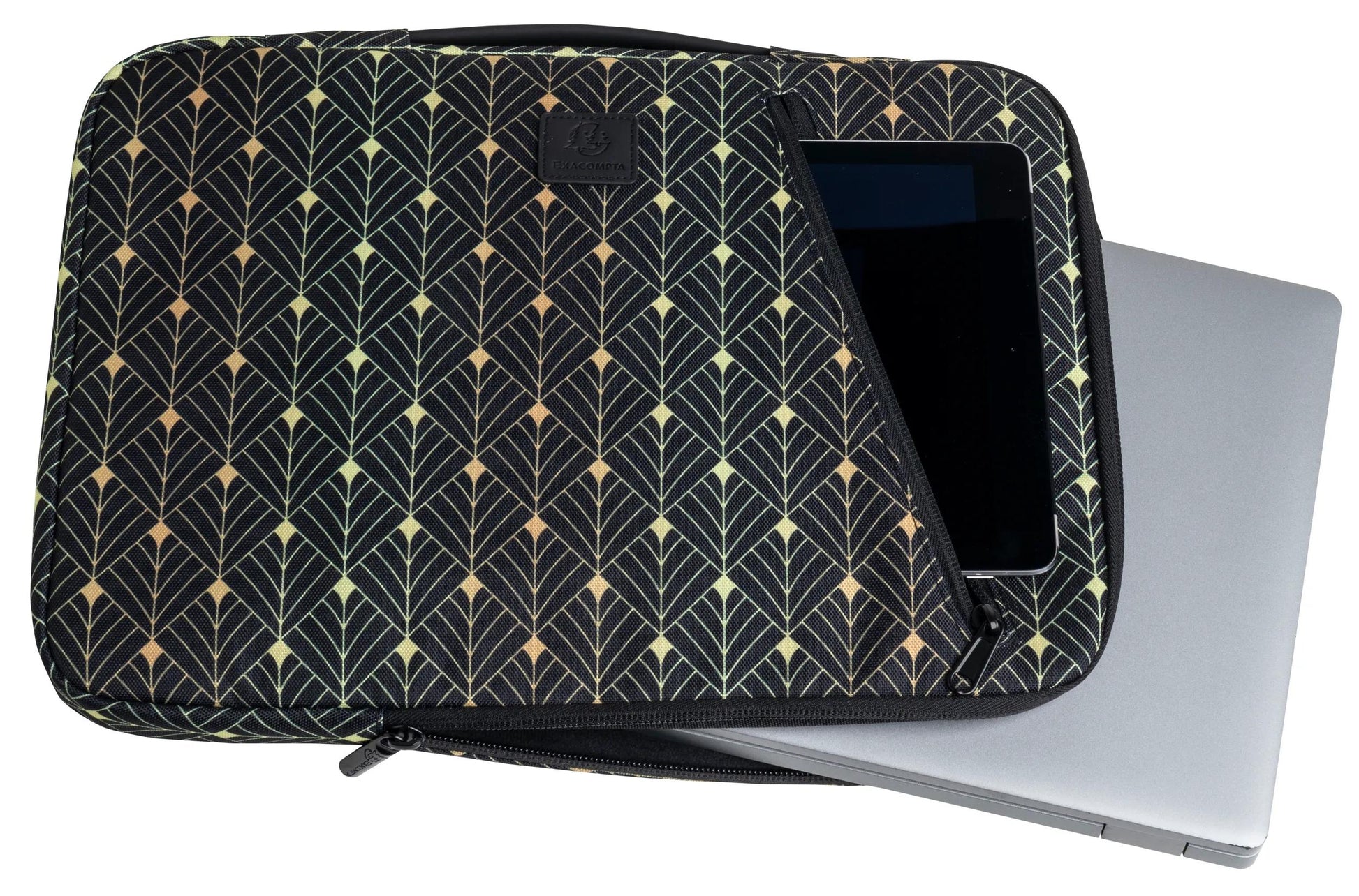 Exacompta NeoDeco Notebook-Schutzhülle bis 14" – Schwarz