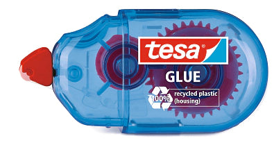 TESA ecoLogo Mini Kleberoller – extra stark, transparent, lösemittelfrei, für Papier, Karton, Fotos