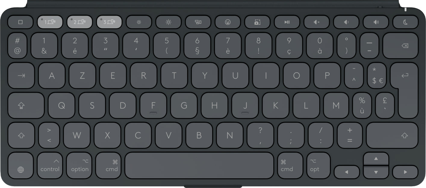 Logitech Keys-To-Go 2 – Tastatur, kabellos (Bluetooth), FR-Layout (FR), Graphit
