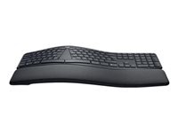 Logitech Ergo K860 – Tastatur, kabellos (Bluetooth/2,4 GHz), UK-Layout (EN), Fullsize (mit Ziffernblock)