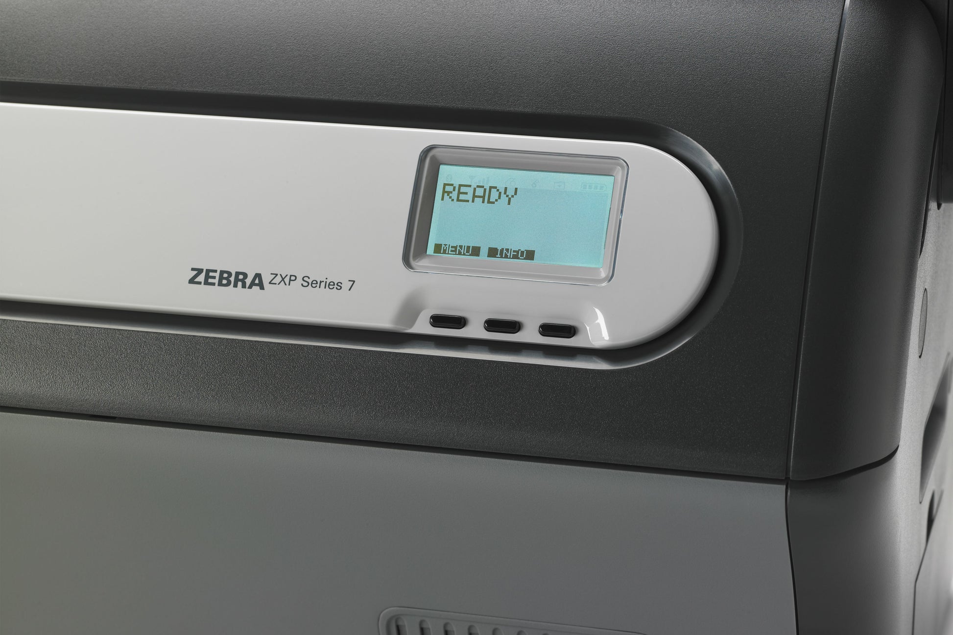 Zebra ZXP7 – Kartendrucker, UHF RFID Encoder, USB, WLAN, LAN, für PVC-Karten 85,6 × 54 mm