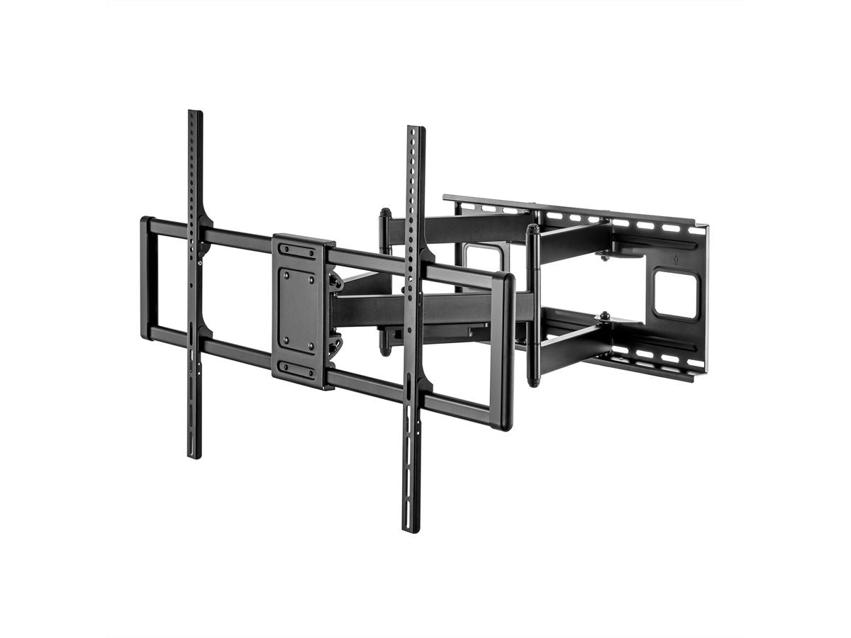 VALUE Wandhalterung – Vollbeweglich – 60–120" – VESA 200×200–900×600 – bis 120 kg, Schwarz