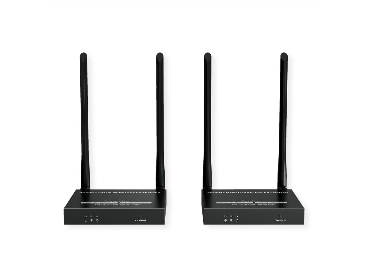 VALUE Kabelloses HDMI-Verlängerungsset, Kabellos, 4K@60 Hz, 50 m