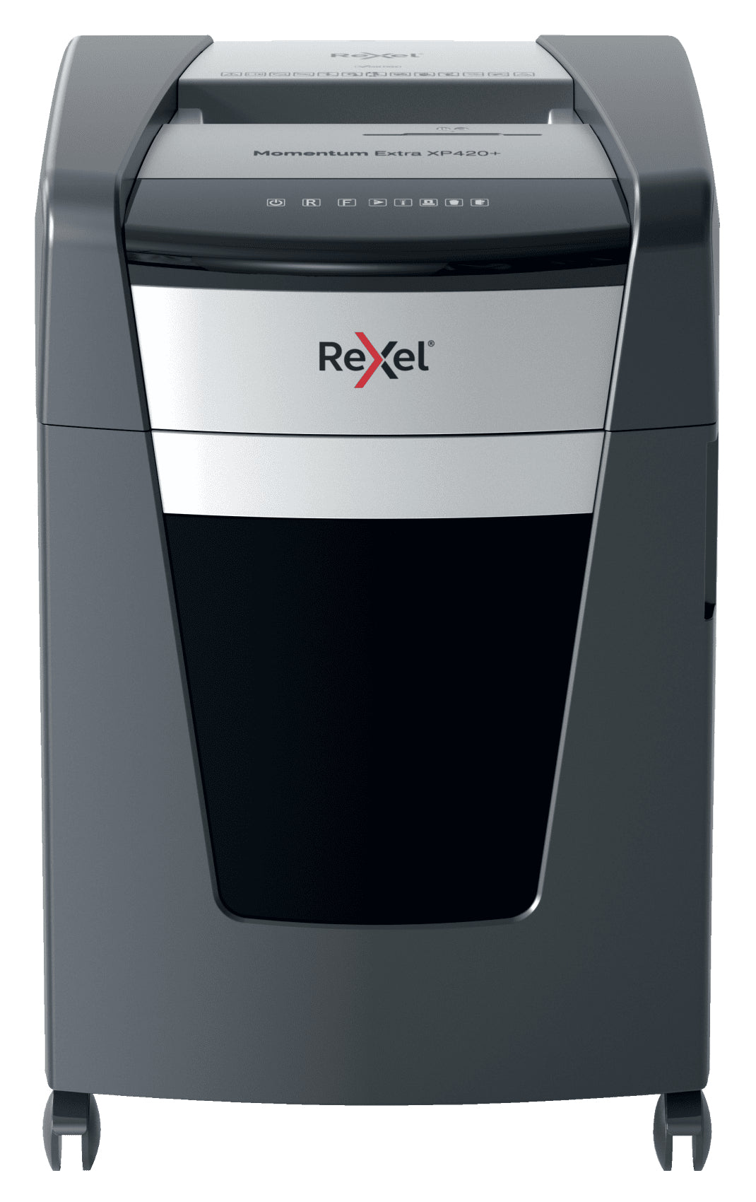 Rexel Momentum Extra XP420+ – Aktenvernichter, DIN P-4, Partikelschnitt 4 × 35 mm, 20 Blatt, 60 l, A4