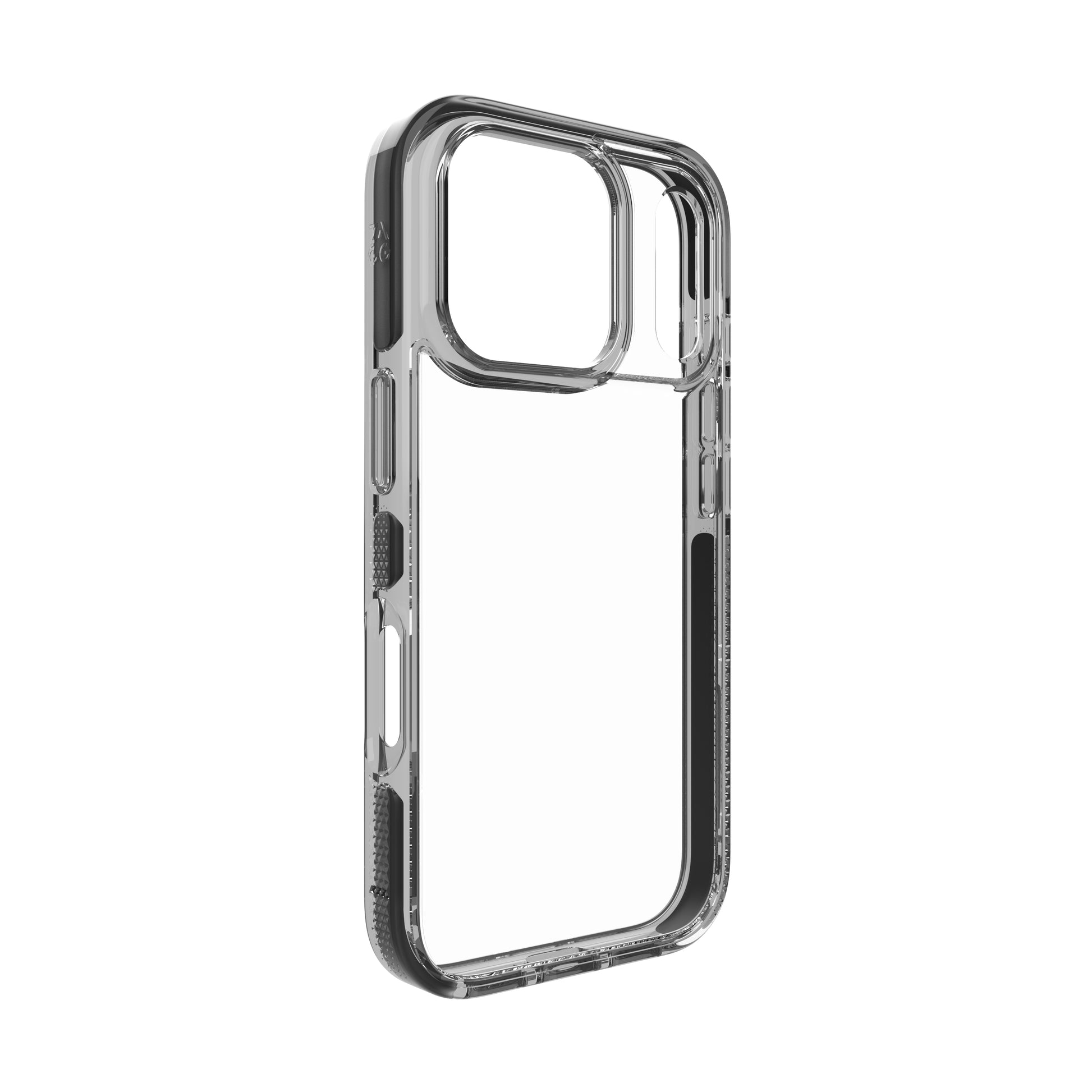 ZAGG Santa Cruz Backcover – für Apple iPhone 17 Pro, Graphen, Schwarz/Transparent, bis 4 m sturzsicher
