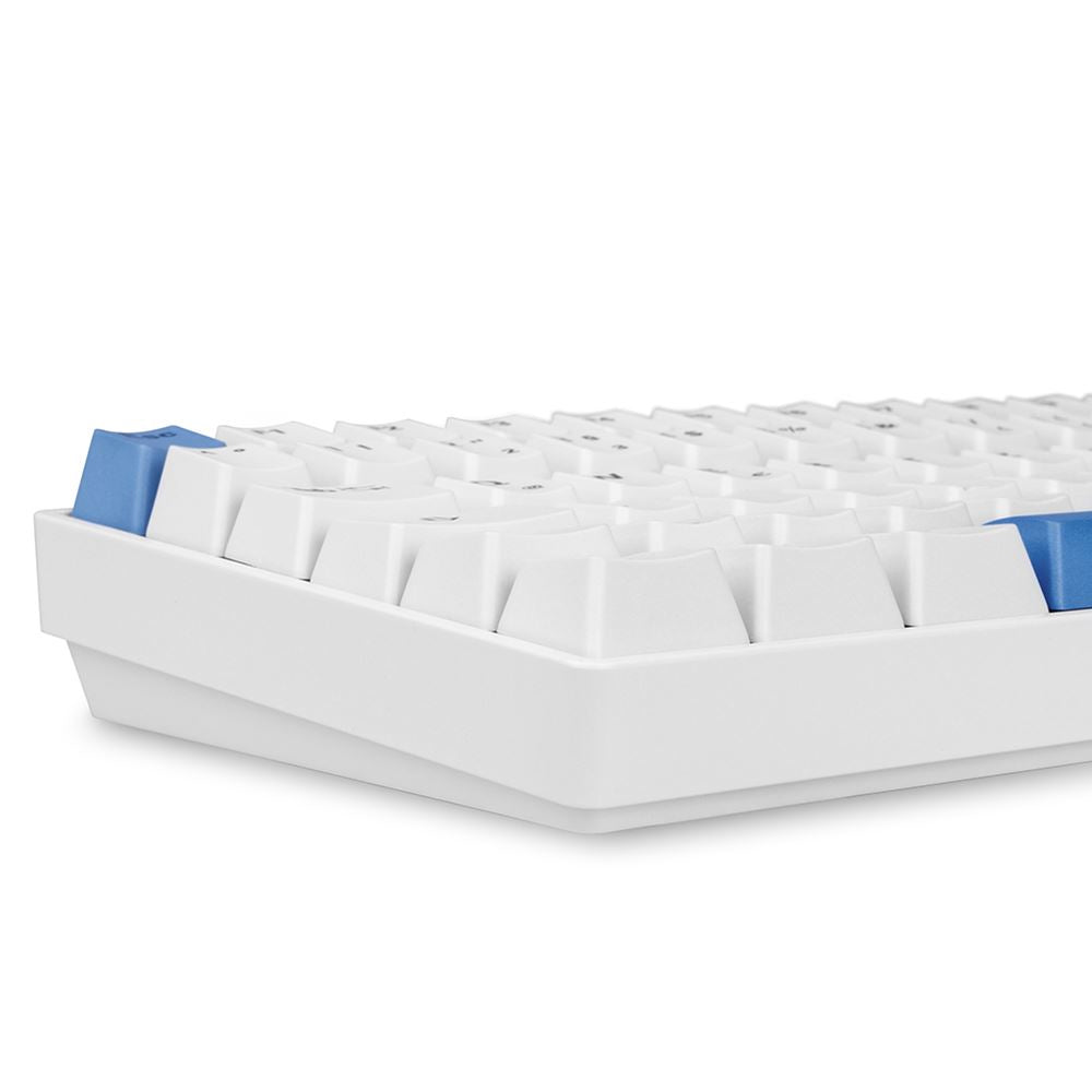 Sharkoon SKILLER SGK50 S3 PBT – Gaming-Tastatur 75% – Mechanisch, RGB – USB-C – QWERTZ (DE) – Weiss