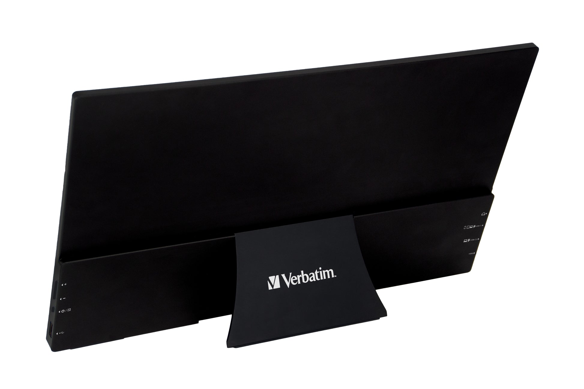 Verbatim Portabler Monitor, 17,3", IPS, Touch, 60 Hz, 400 cd/m², USB-Hub, FreeSync, Schwarz