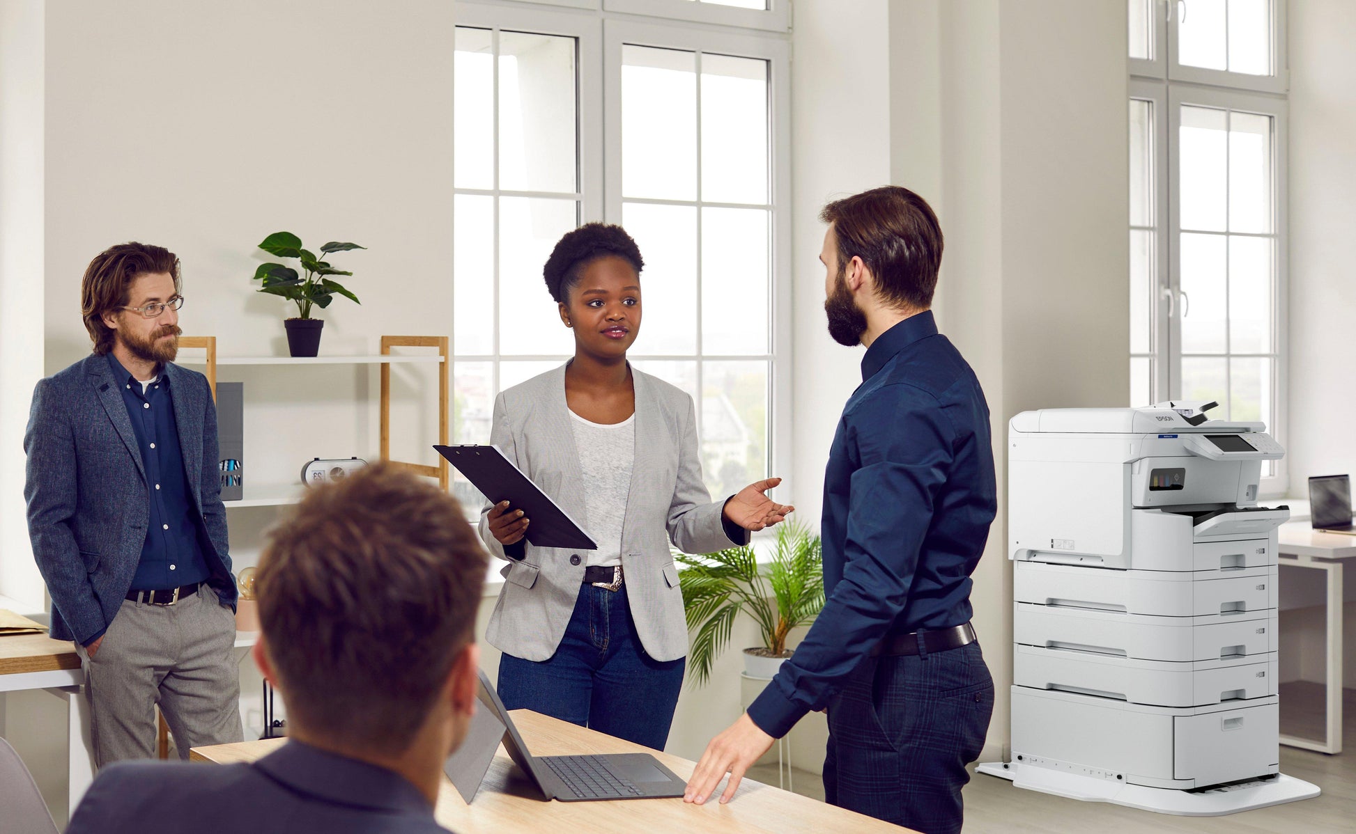 Epson WorkForce Pro EM-C7100DWF – Farbiger Tintenstrahl-MFP A3 – USB/LAN/WLAN