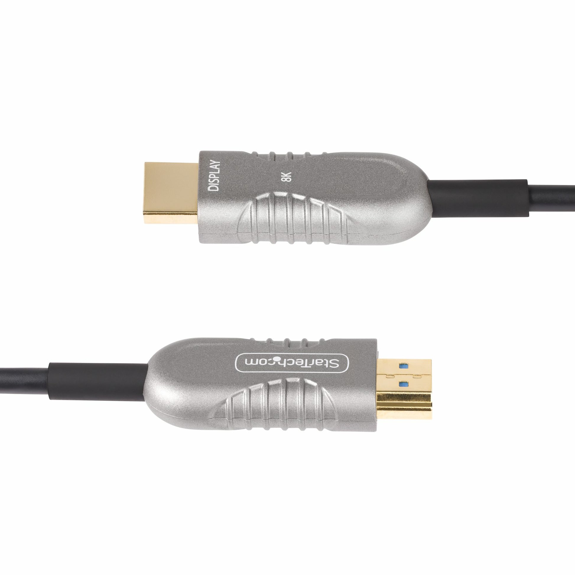 StarTech.com HDMI Kabel HDMI 2.1 8K 60 Hz – 30,4 m – AOC, aktiv – Schwarz/Silber