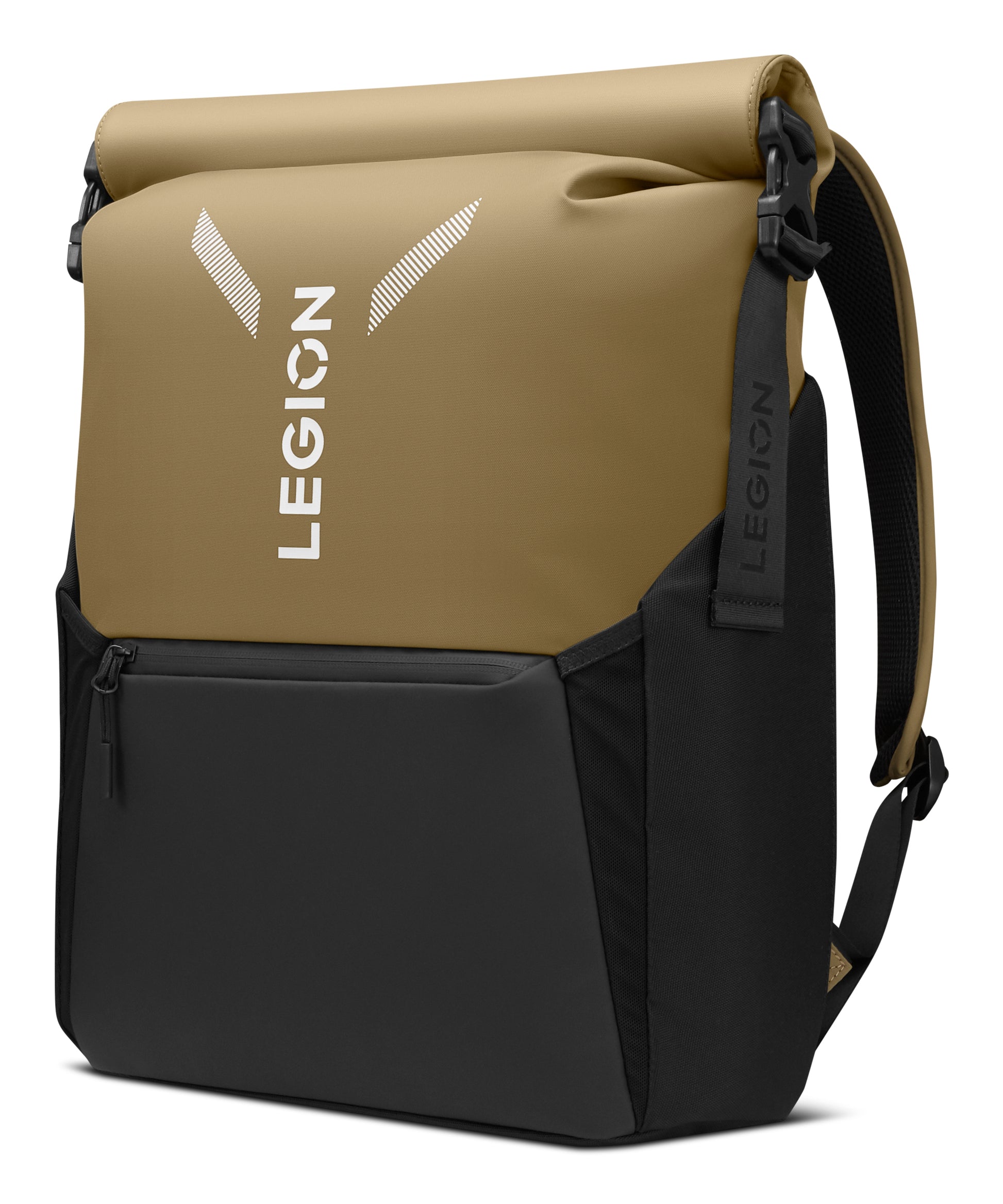 Lenovo Notebook-Rucksack bis 16" – wasserfest – Schwarz/Gelb