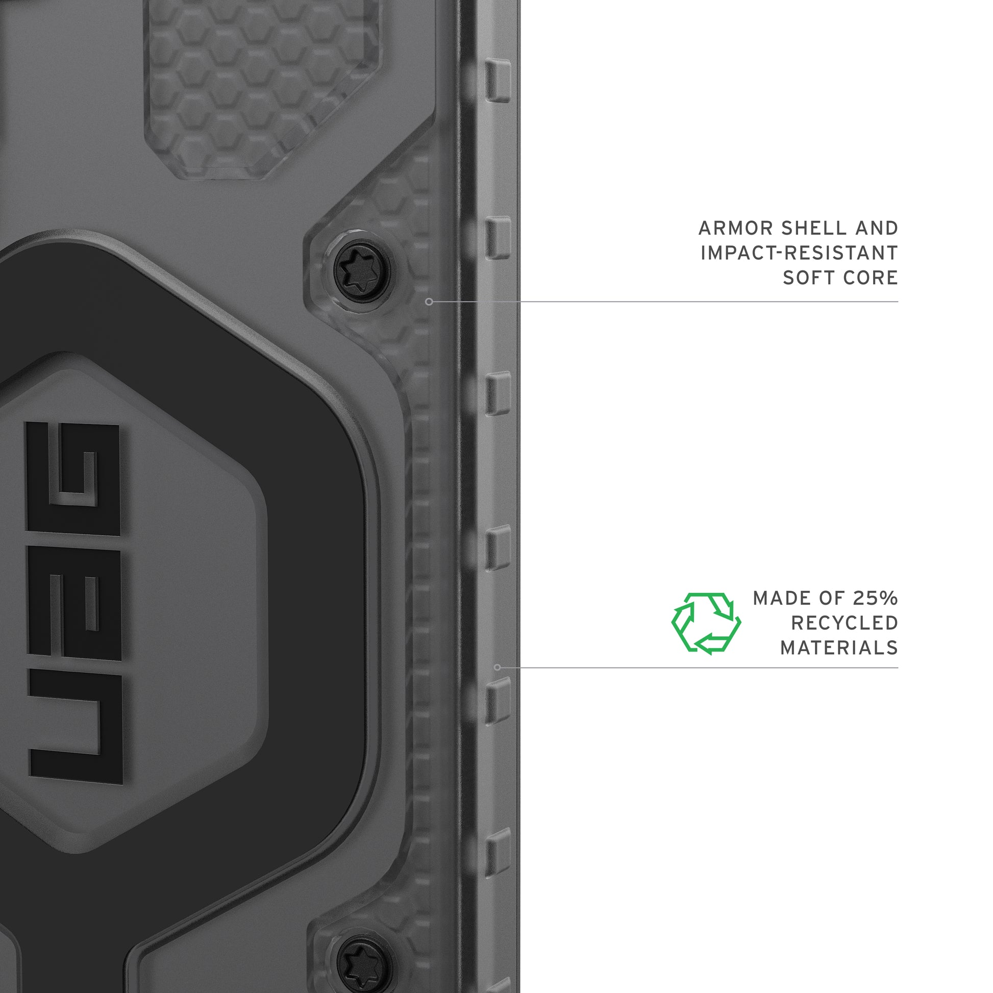 Urban Armor Gear UAG Pathfinder – Rückcover – für Samsung Galaxy S26, MagSafe, PC, Schwarz