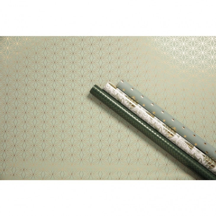 Clairefontaine Geschenkpapierrolle – Dans les bois – laminiert, Papier – 700 × 2000 mm