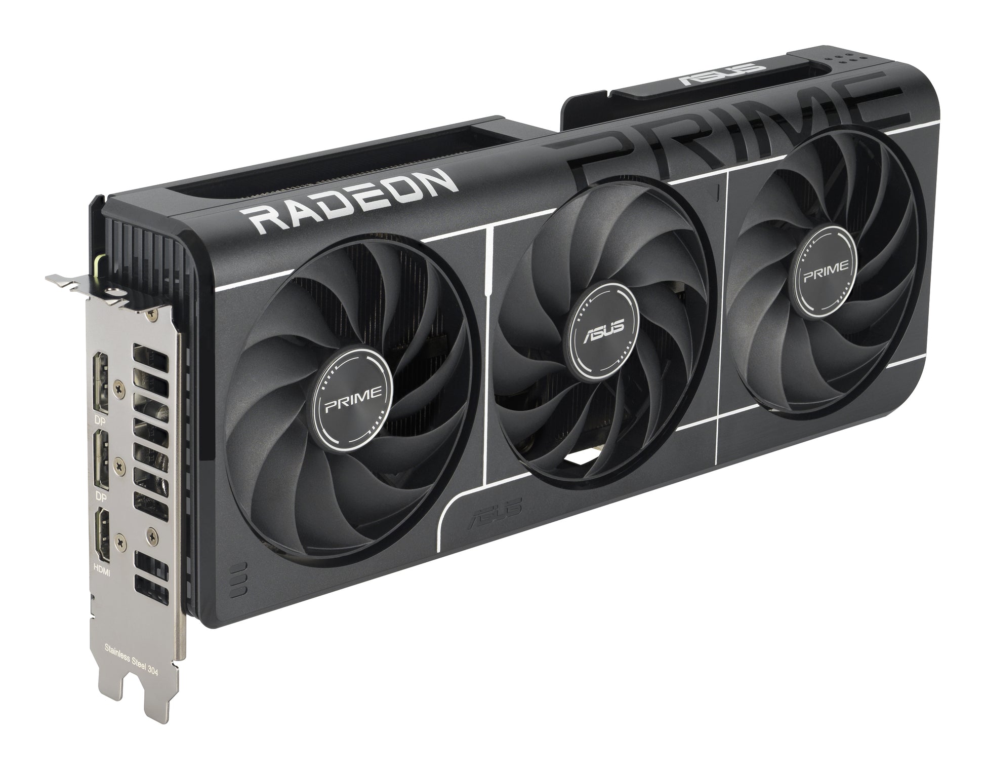 ASUS PRIME-RX9060XT-O16G – Grafikkarte – Radeon RX 9060 XT, 16 GB GDDR6, PCIe 5.0, 2×DP/1×HDMI, 304 mm