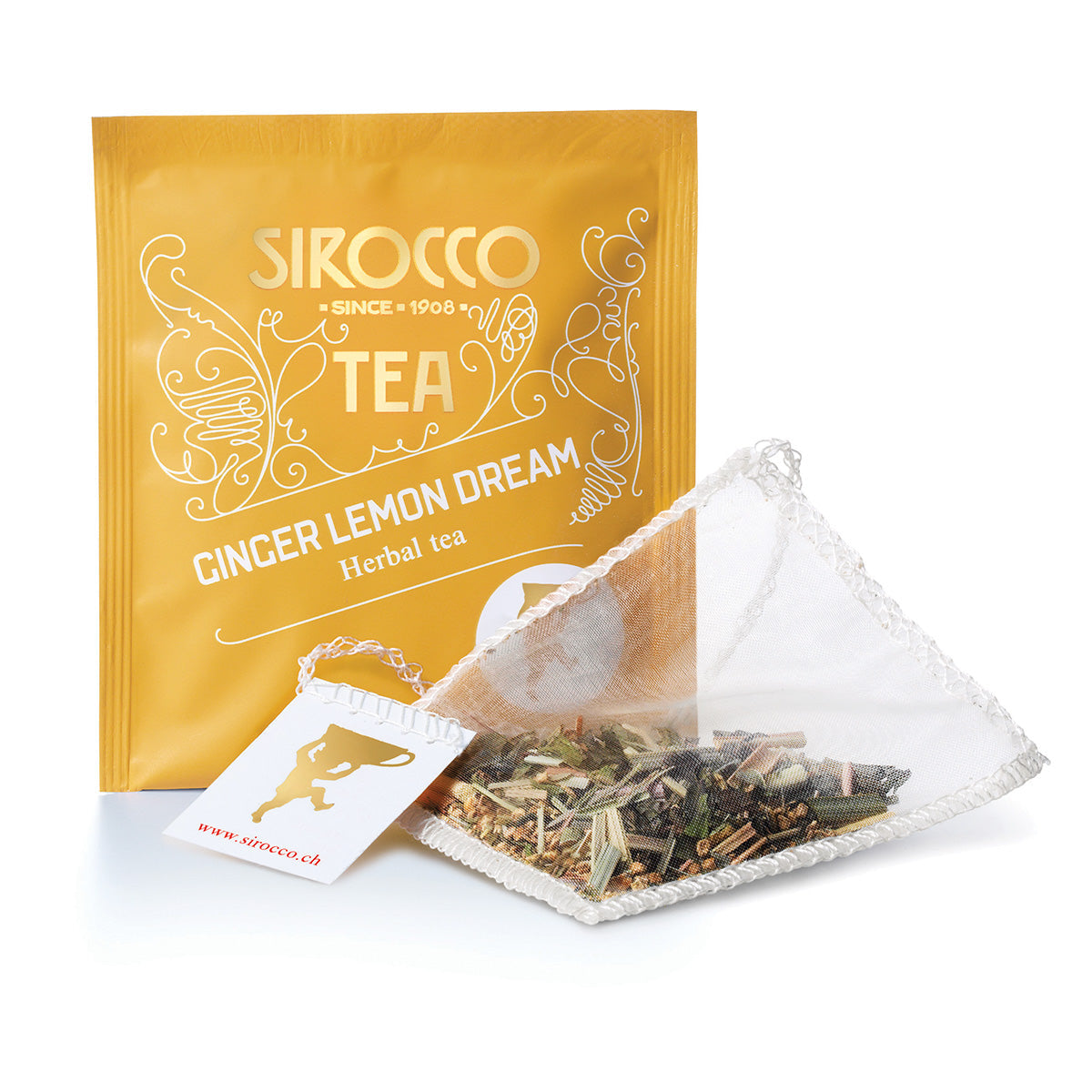 Sirocco Ginger Lemon Dream – Teebeutel, Kräutertee – 20 Beutel