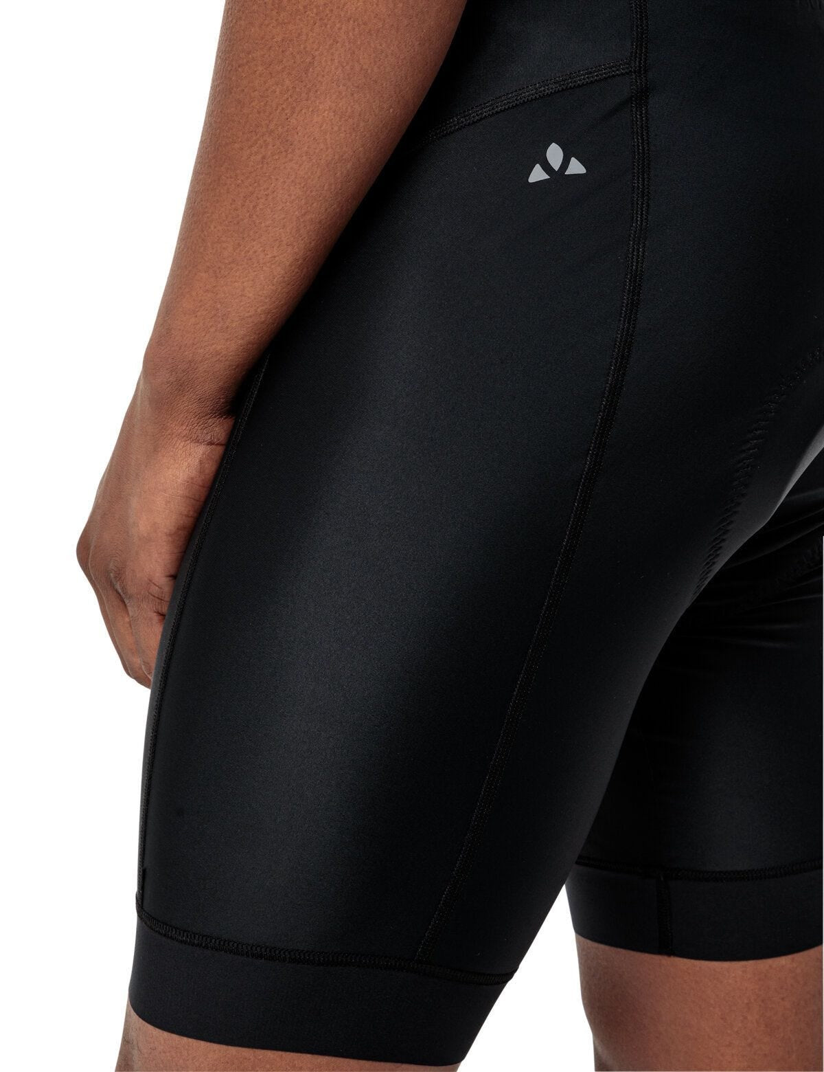 VAUDE Velohose (kurz) – L – Schwarz, 78% Polyamid (recycelt), 22% Elasthan, Slim Fit, atmungsaktiv