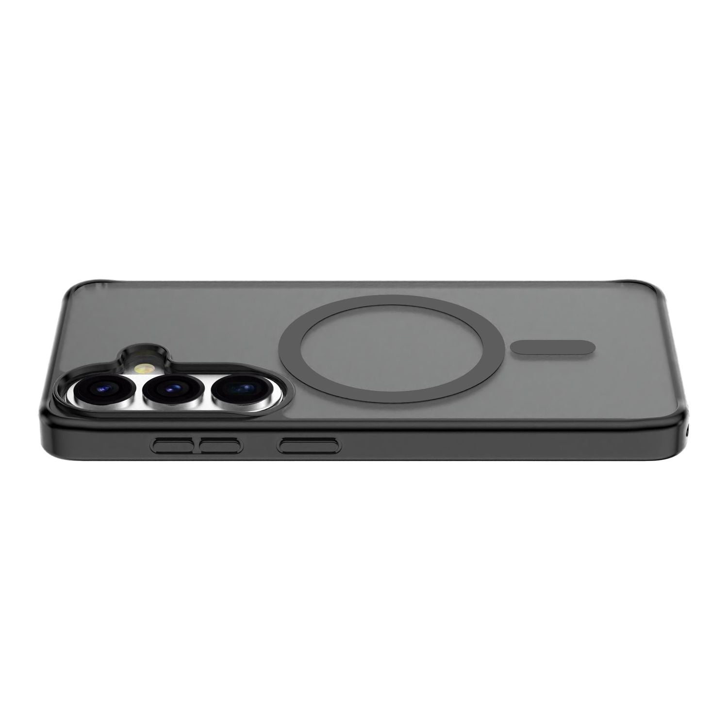Cellularline Frosty Mag Backcover – für Samsung Galaxy S26, Kunststoff+Gummi, Schwarz