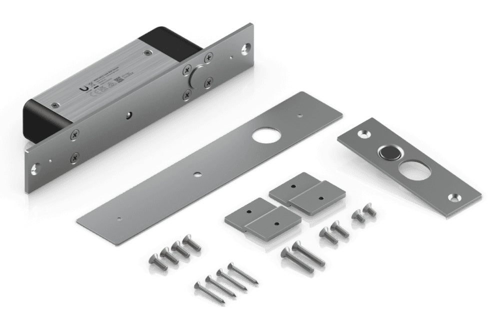 Ubiquiti UACC Lock Bolt Secure Fail-secure Riegel – Unterputz, 12 V, Aluminium, 38×45.7×205 mm, für UA-Hub-Tür