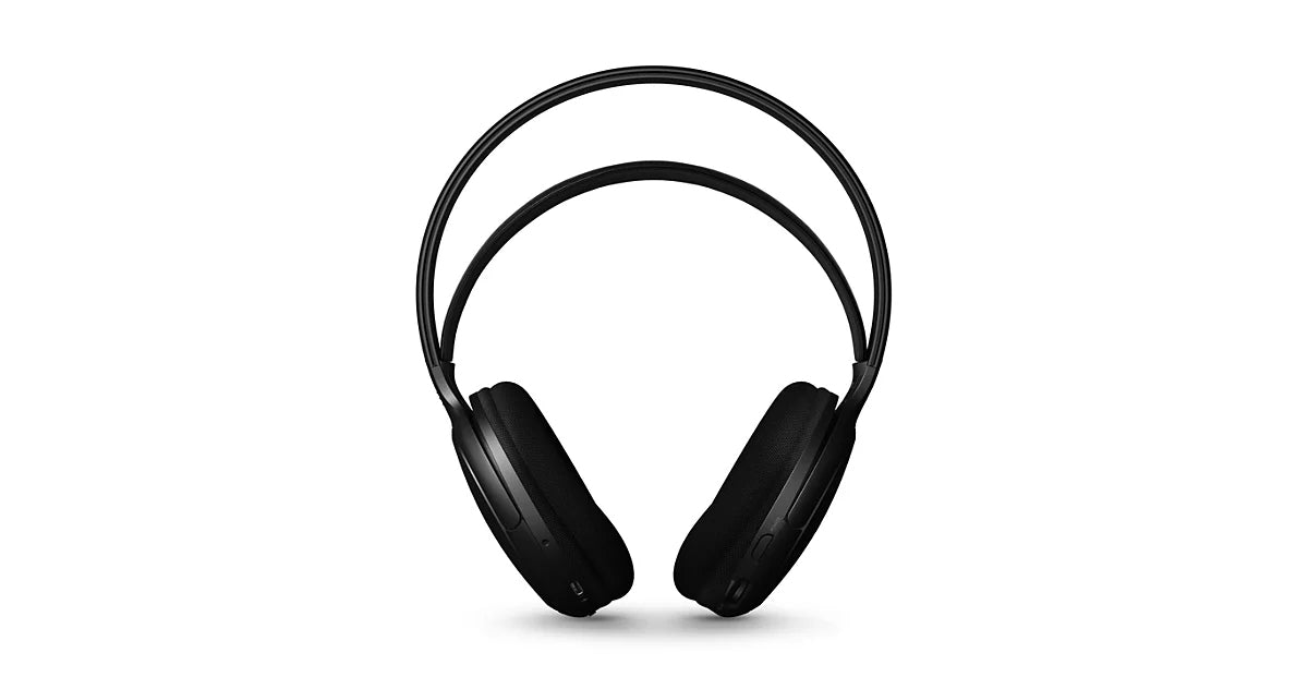 Philips SHD6000BK/12 Over-Ear Kopfhörer – Stereo, Kabel + BT, 3,5 mm Klinke, mit Ladestation, Schwarz