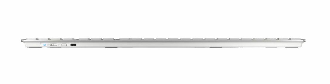 CHERRY DW 9100 SLIM – Tastatur, kabellos (Bluetooth/2,4 GHz), CH-Layout (DE-CH) – für Windows