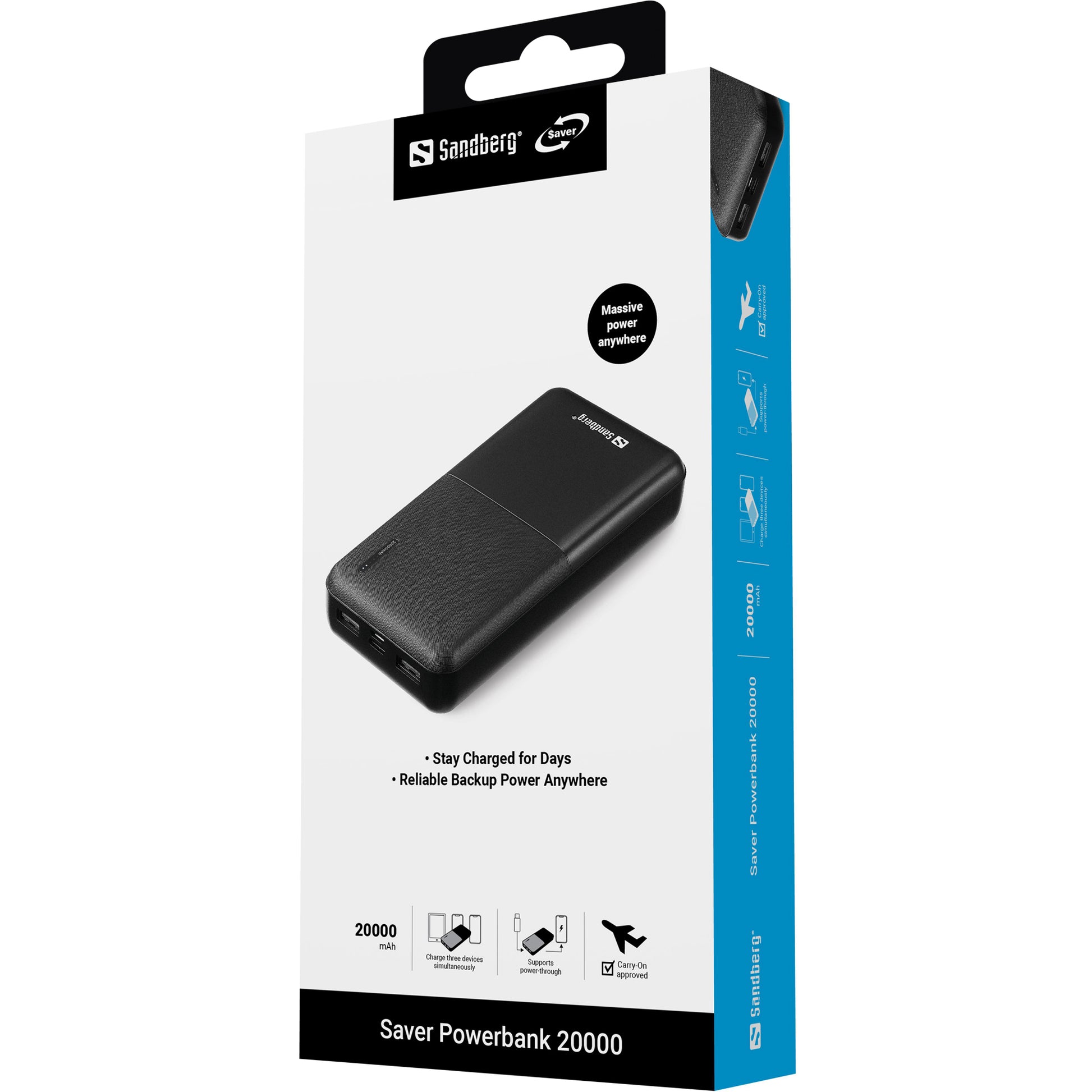 Sandberg Powerbank 20000 mAh