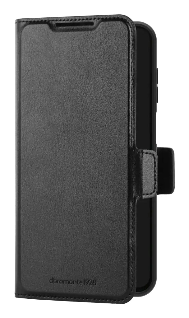 dbramante1928 Oslo Pro Folio – für Samsung Galaxy A17 5G, mit Ständer, 5 Kartenfächer, PU+Kunststoff, Schwarz