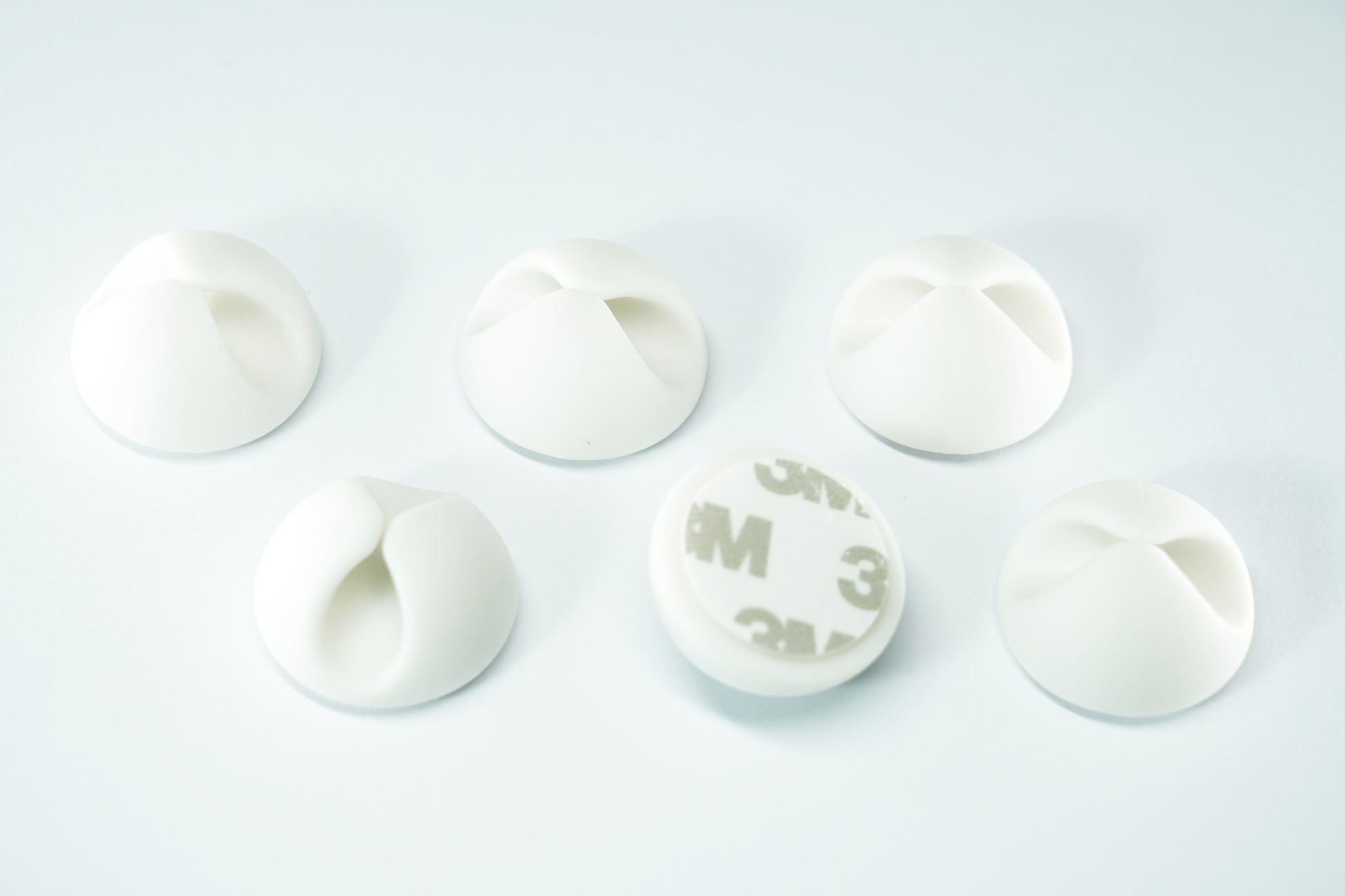 M. Schönenberger Kabelhalter, Kunststoff, 29×29×15 mm, 6er-Pack – weiss