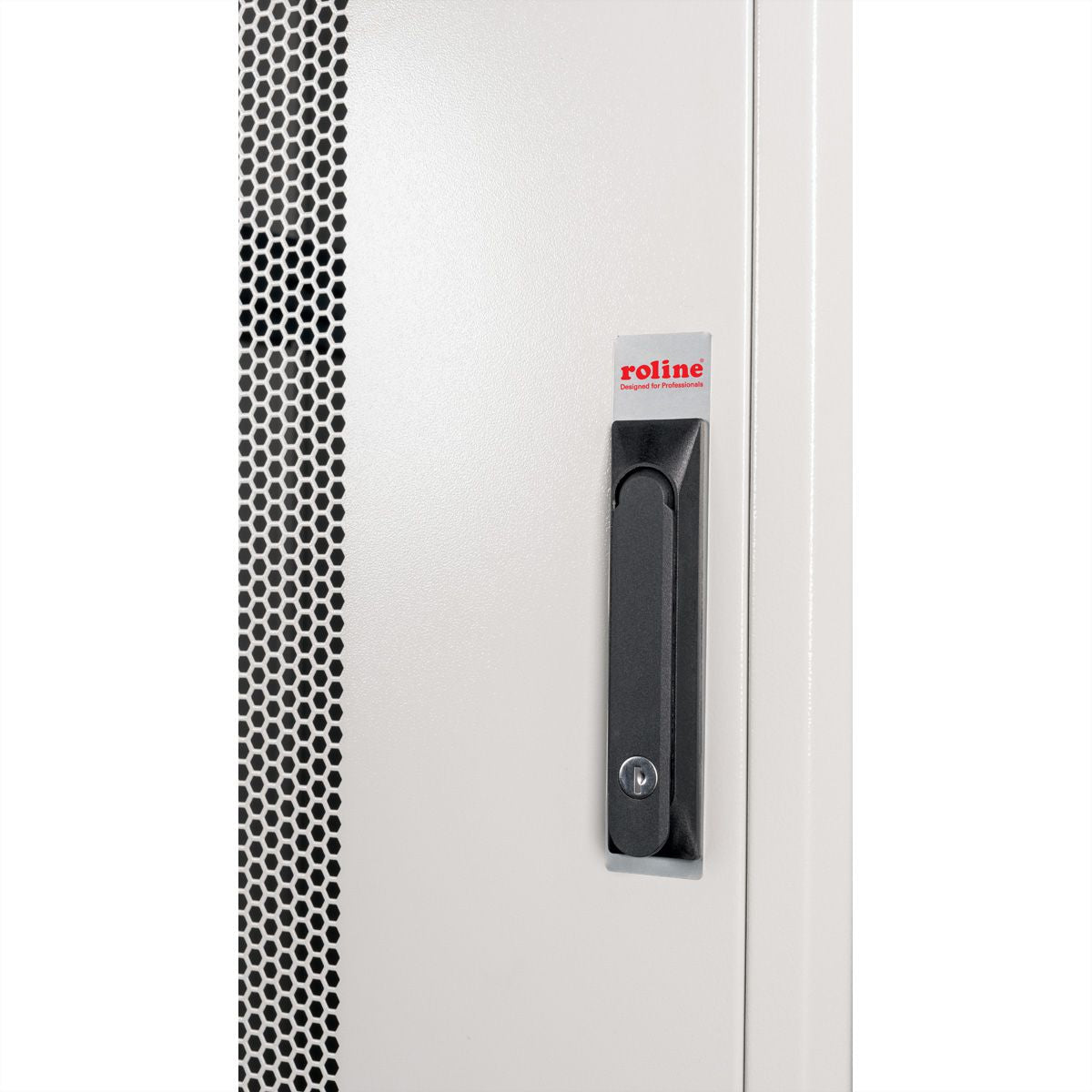 ROLINE Basic – 19" Netzwerkschrank 42U, IP20, abschliessbar, 800 × 1000 × 2010 mm, lichtgrau, Stahl