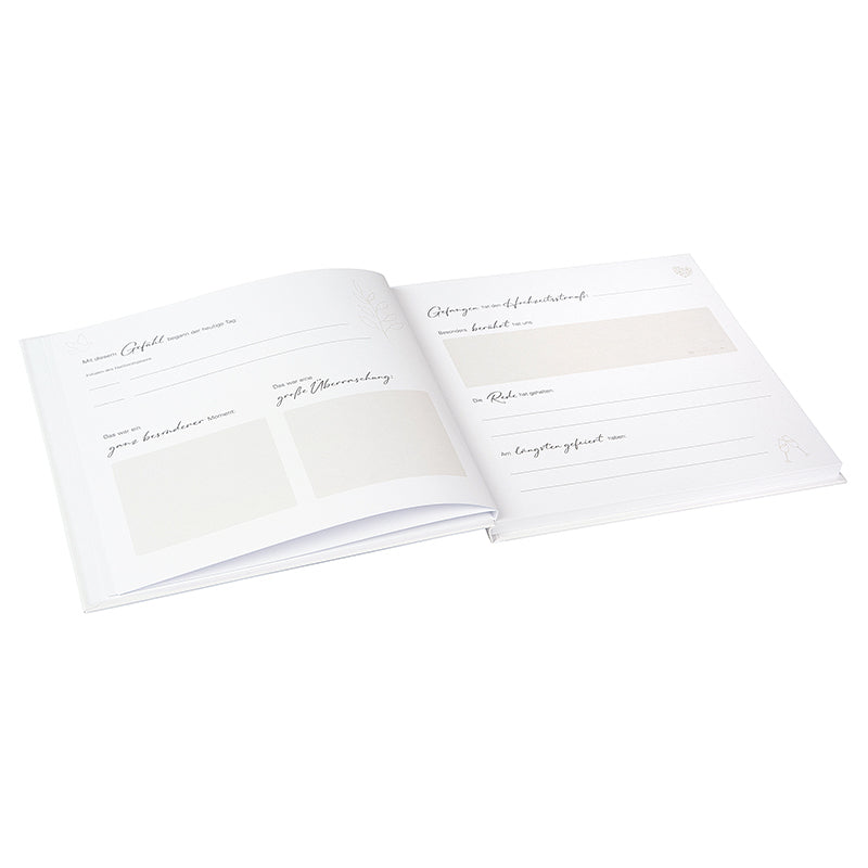 Goldbuch Gästebuch – 100 Seiten – 245 × 225 mm – Hardcover, mehrfarbig