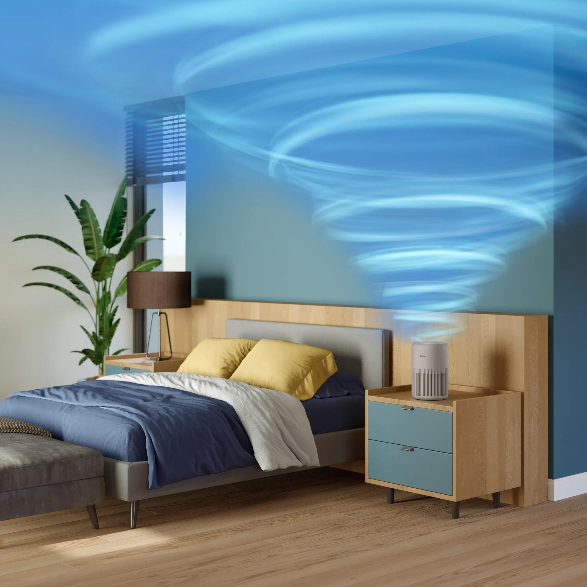 Philips Luftreiniger AC0921/14 – CADR 250 m³/h, bis 65 m², HEPA, 49 dB