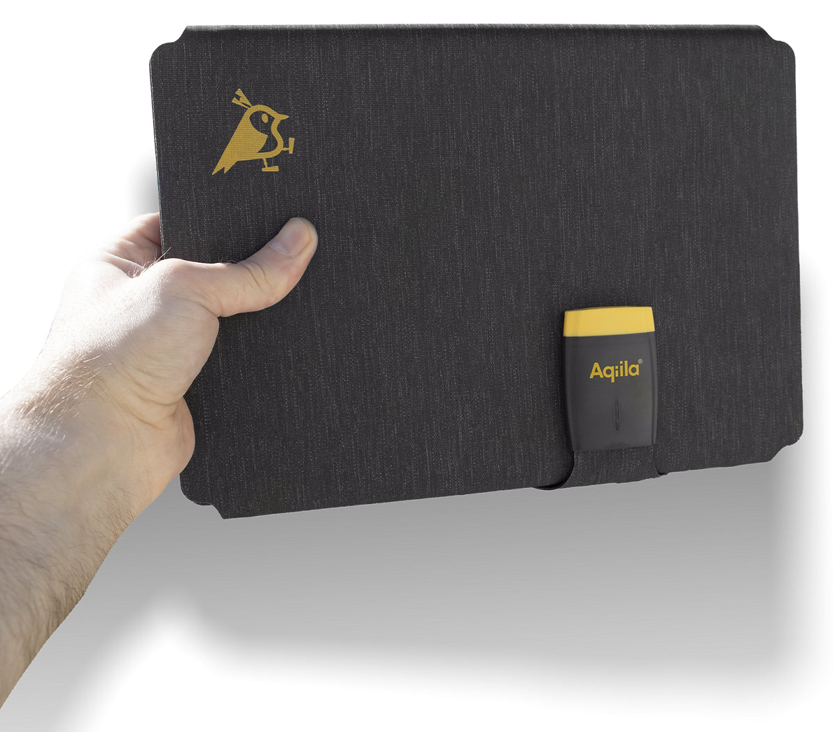 Aqiila Sunbird P56 Solarpanel-Ladegerät 56 W – USB-C×1, IP67 – für Camping – Grau