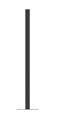 Hagor Bodenständer – 55" – VESA 400×400 – bis 45 kg – OM55N-S