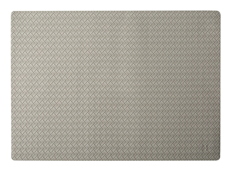 Lunasol Tischset – PVC, Hellgrau, 45 × 32 cm